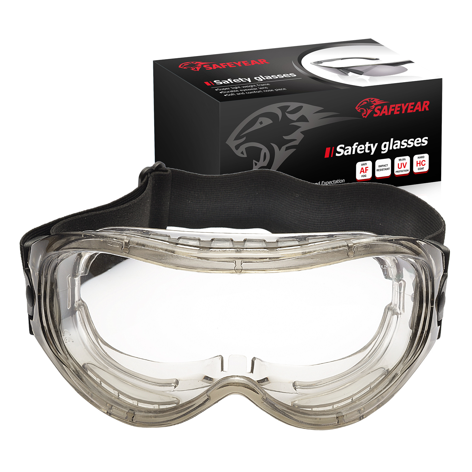 Occhiali protettivi trasparenti SG007