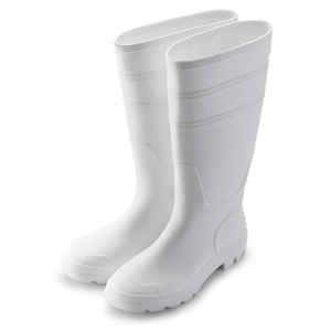 Stivali da pioggia in PVC per l'industria alimentare W-6036 bianchi