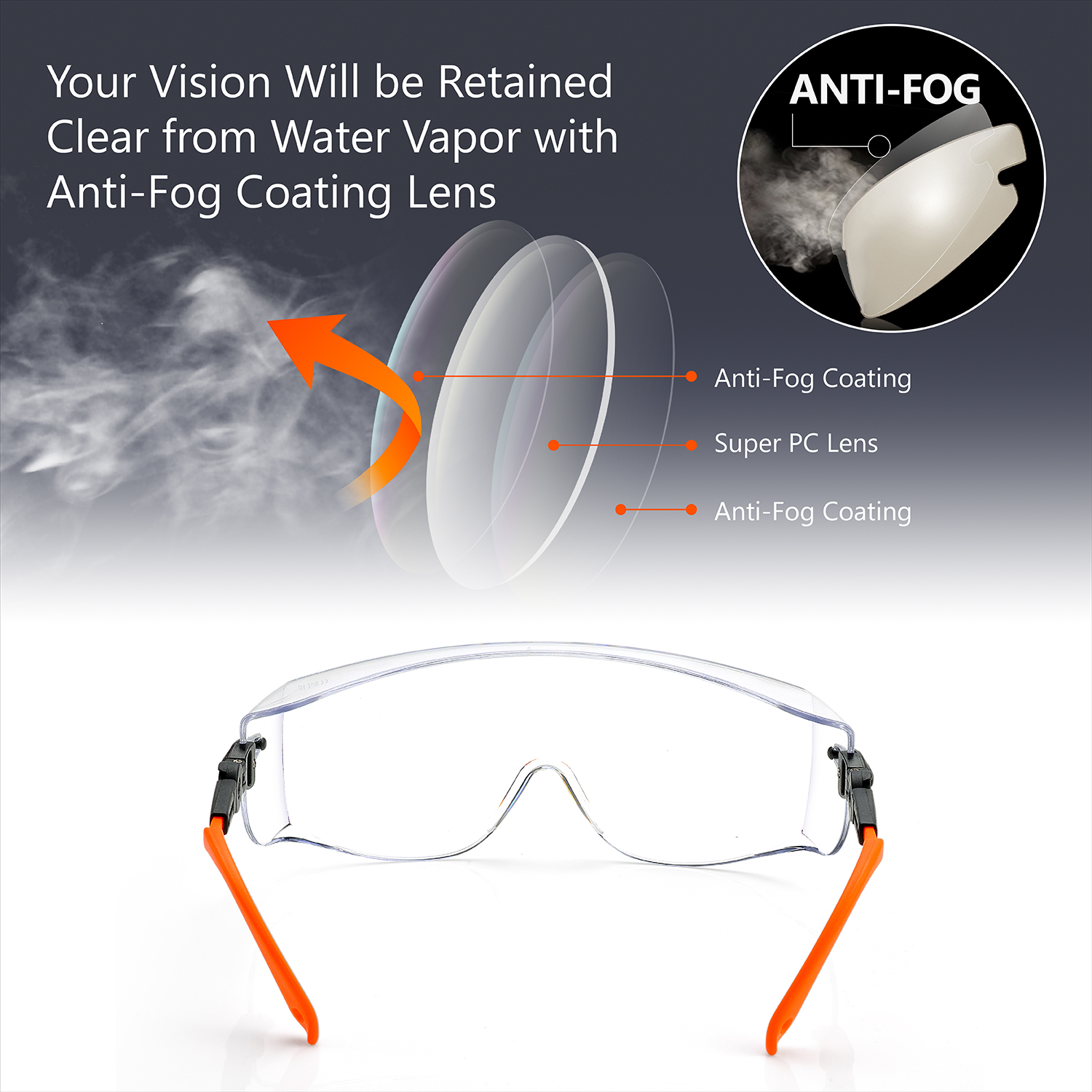 Occhiali protettivi per occhiali SG009 blu