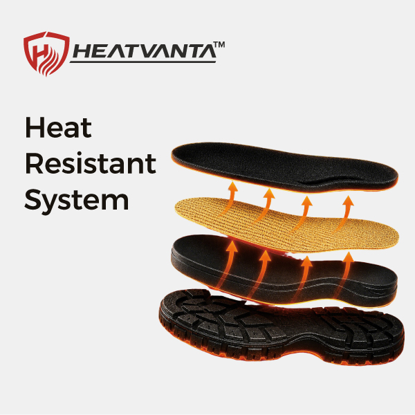 Tecnologia resistente al calore HeatVanta™ per calzature di sicurezza ad alta temperatura